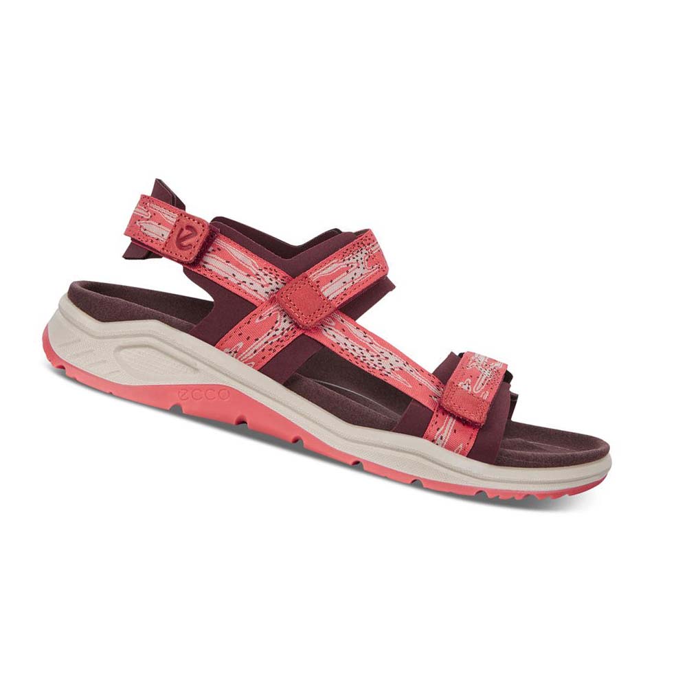 Women's Ecco X-trinsic. Flat Sandals Red | Canada 197BEX